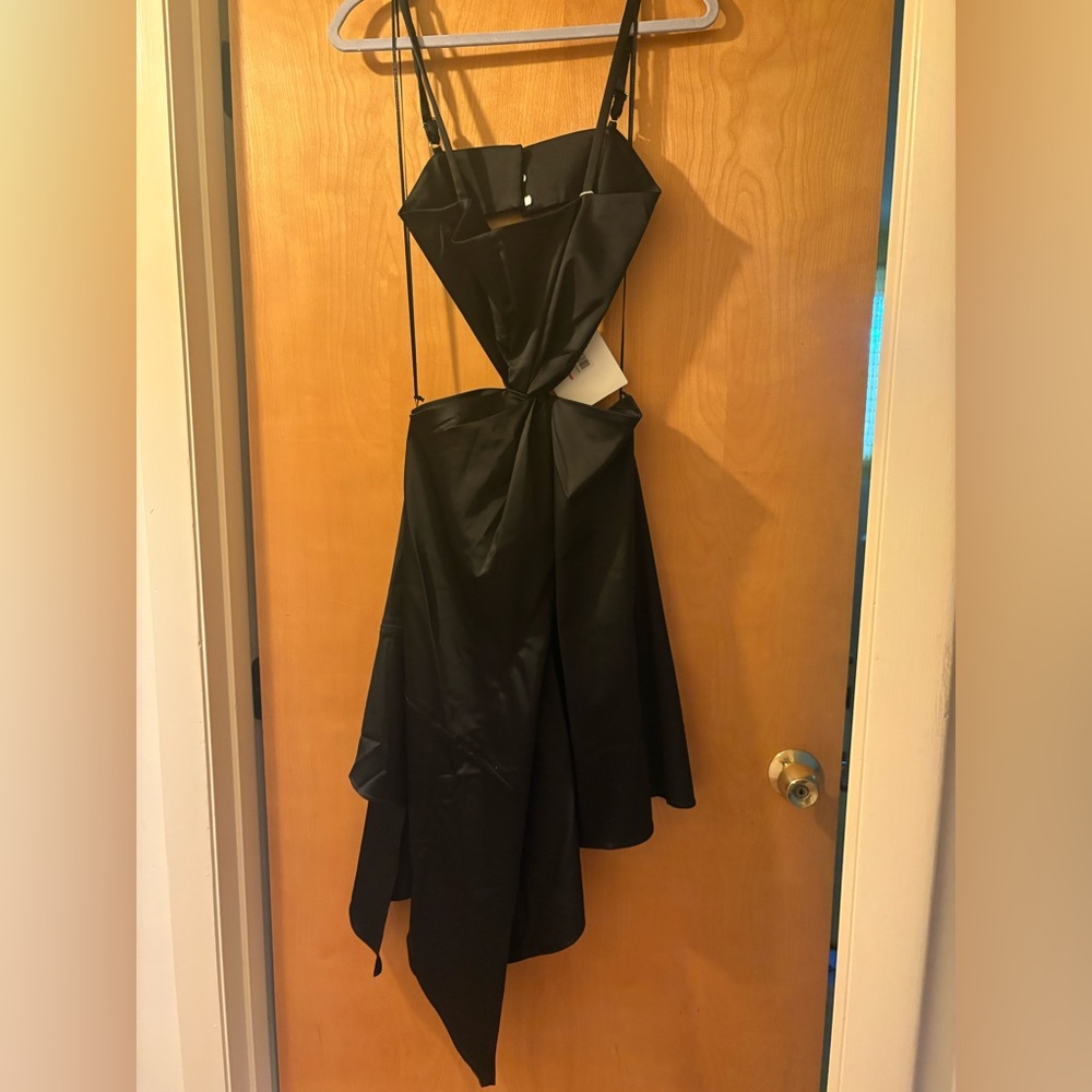 JW Anderson Elegant Black Cutout Dress